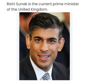 Rishi sunak pm of uk